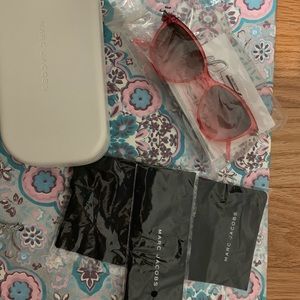 MARC Jacobs sunglasses, transparent pink